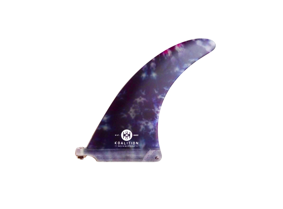 KOALITION 7'5" LONGBOARD SINGLE FIN TIE DYE