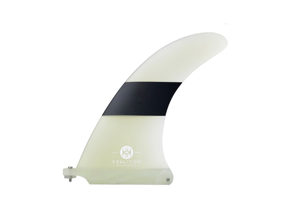 KOALITION 8'0" LONGBOARD SINGLE FIN CLEAR BLACK