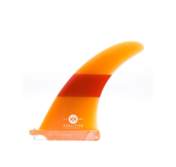 KOALITION 8'0" LONGBOARD SINGLE FIN ORANGE ORANGE