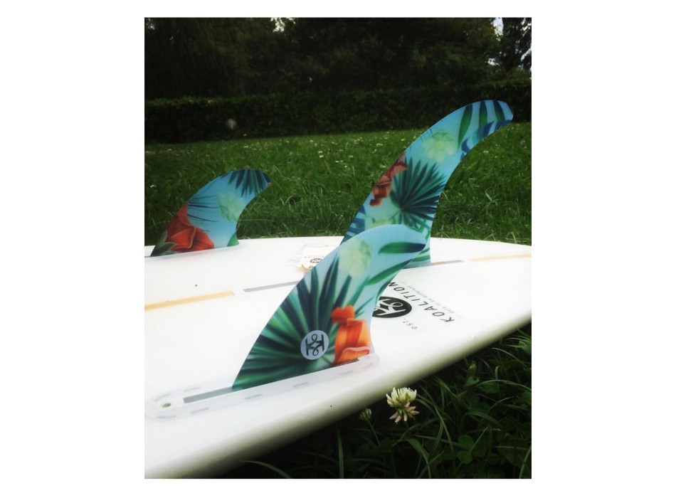 KOALITION 8.75" LONGBOARD SINGLE FIN ALOHA SPIRIT