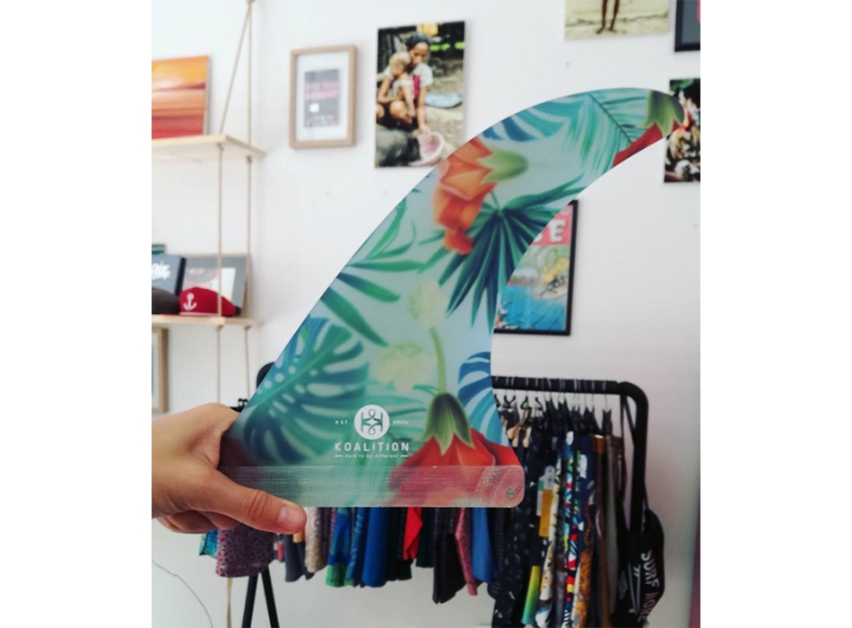 KOALITION 8.75" LONGBOARD SINGLE FIN ALOHA SPIRIT