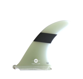 KOALITION 9'0" LONGBOARD SINGLE FIN CLEAR BLACK