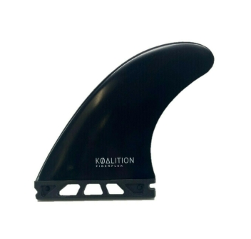 KOALITION FIBERFLEX TRI FIN SINGLE TAB FUTURE BLACK MEDIUM