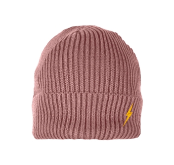 LIGHTNING BOLT BEANIE OLD ROSE