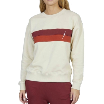 LIGHTNING BOLT BLOCK CREW FLEECE WOMAN