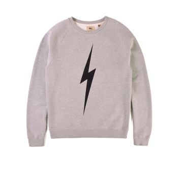 LIGHTNING BOLT FOREVER TRIBLEND FLEECE CREWNECK