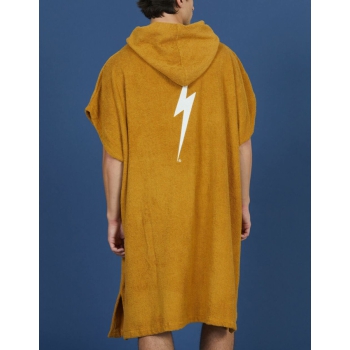 LIGHTNING BOLT GREEN BOLT PONCHO GOLDEN BROWN