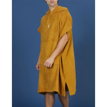 LIGHTNING BOLT GREEN BOLT PONCHO GOLDEN BROWN
