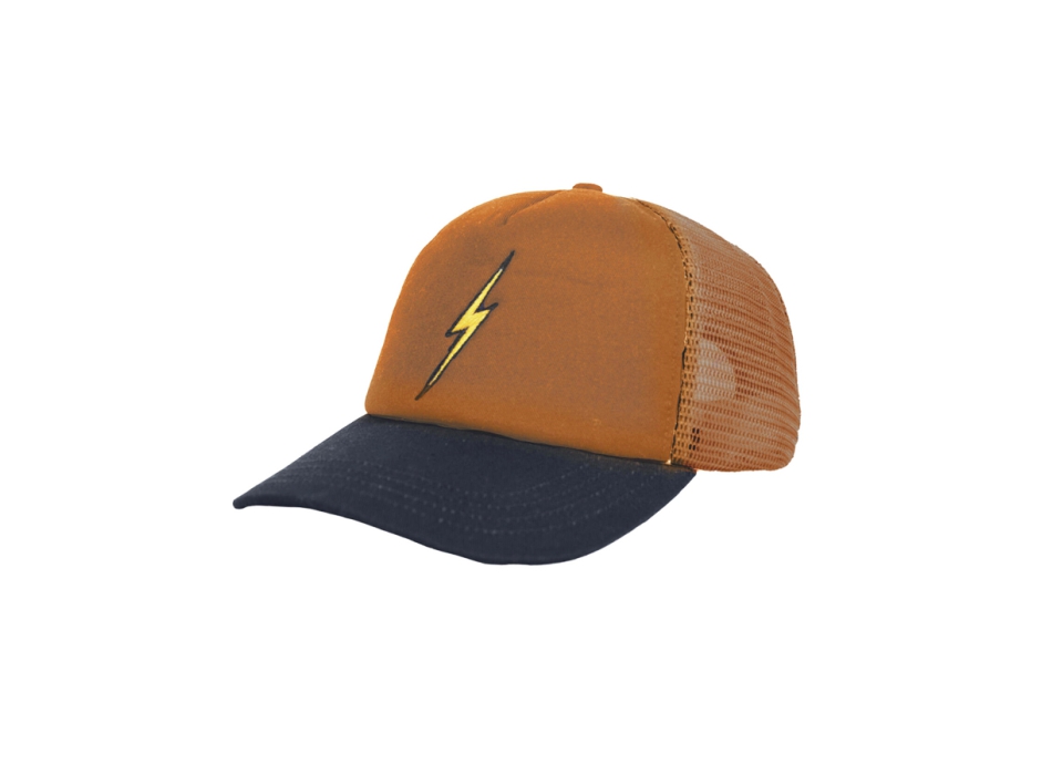 LIGHTNING BOLT SALT BREEZE TRUCKER HAT BOMBAY BROWN