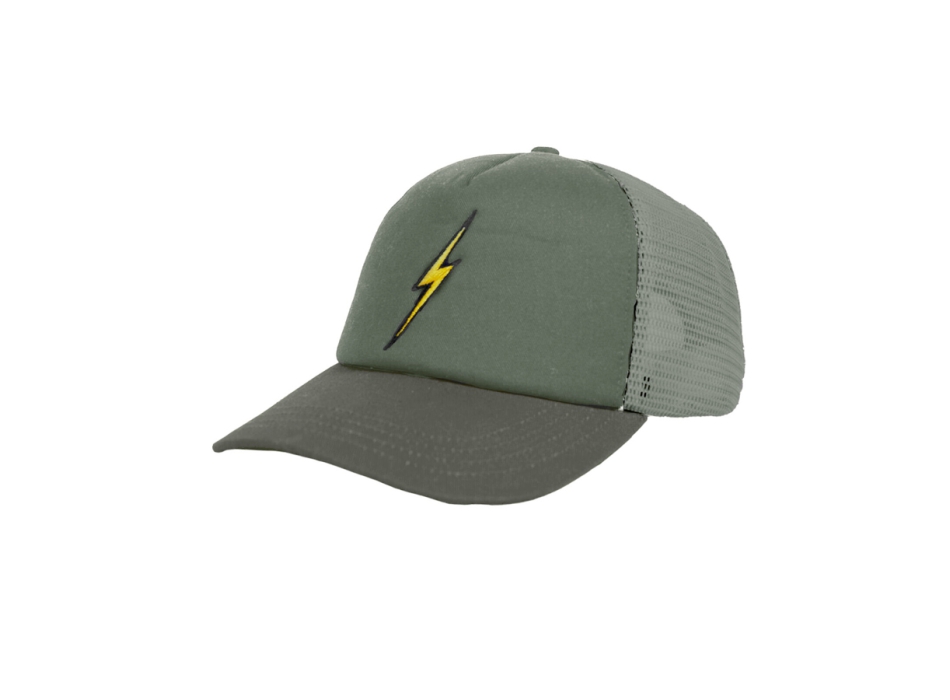 LIGHTNING BOLT SALT BREEZE TRUCKER HAT SEAGREEN