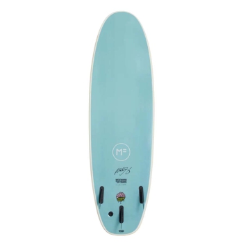MF MICK FANNING BEASTIE SUPERSOFT WHITE TEAL