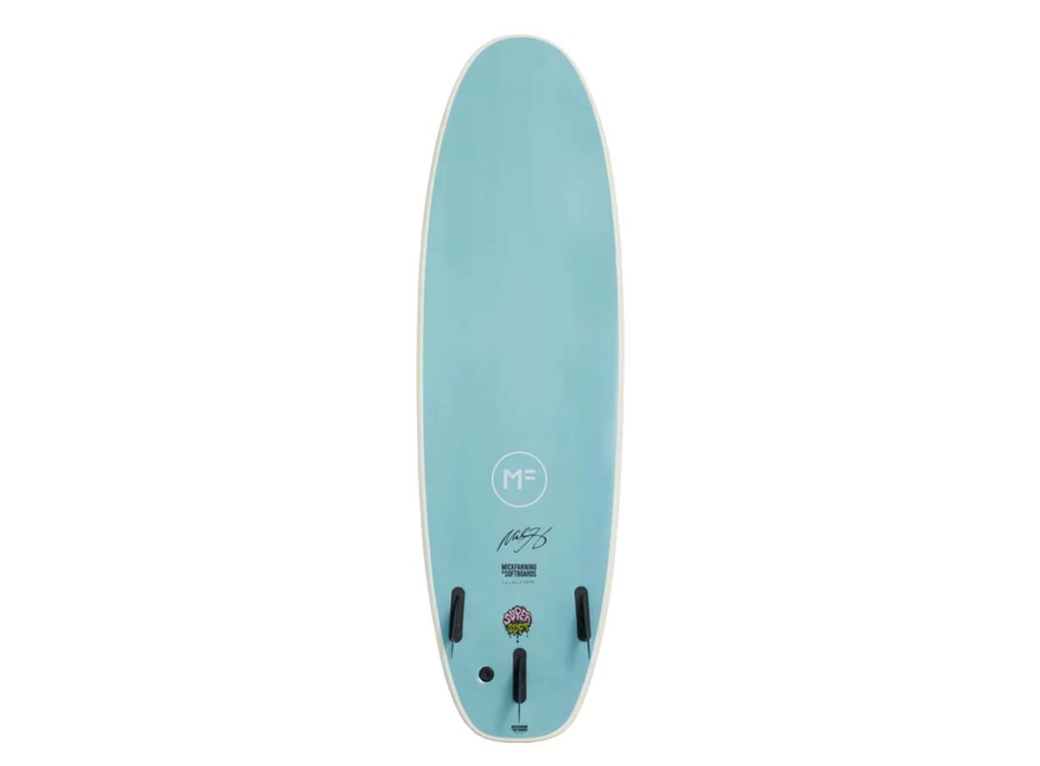 MF MICK FANNING BEASTIE SUPERSOFT WHITE TEAL