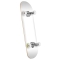 MINI LOGO 8" BY POWELL CHEVRON DETONATOR SKATEBOARD COMPLETE WHITE