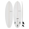 MODERN SURFBOARDS HIGHLINE 5'10" PU FCSII 3 FIN CLEAR