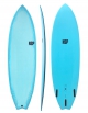NSP SURFBOARDS PROTECH FISH 5'6" BLUE TINT