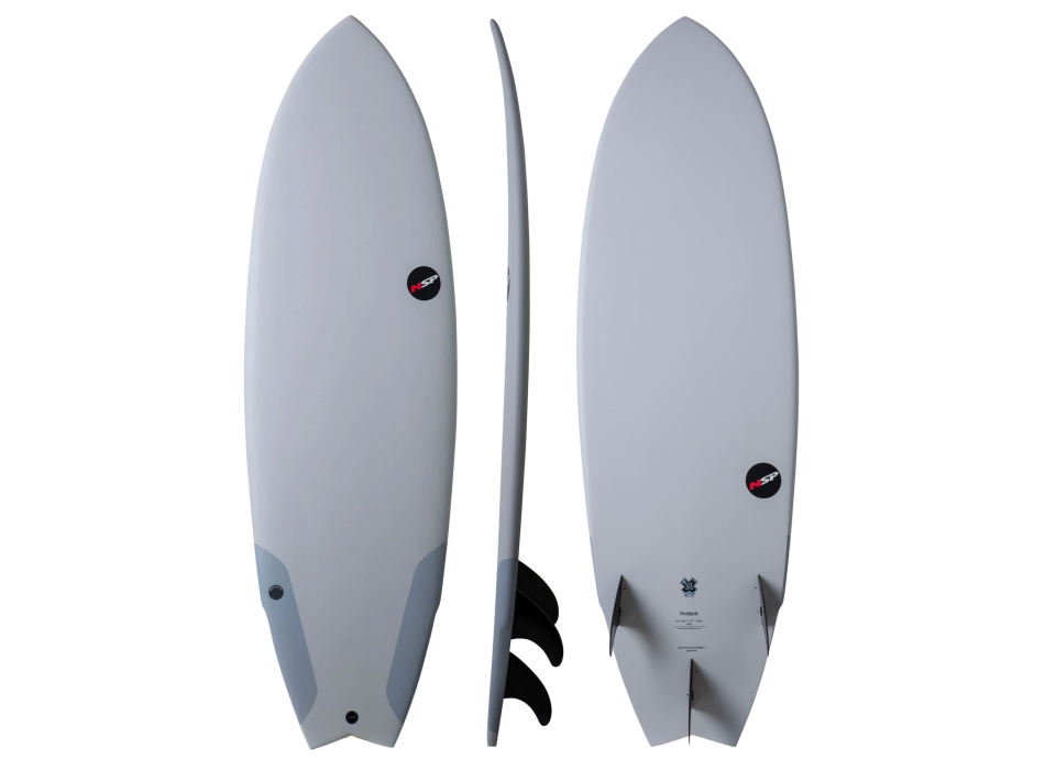 NSP SURFBOARDS PROTECH FISH 5'6" GREY