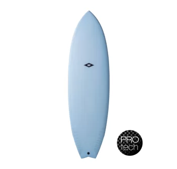 NSP SURFBOARDS 6'0" PROTECH FISH SKY BLUE TINT