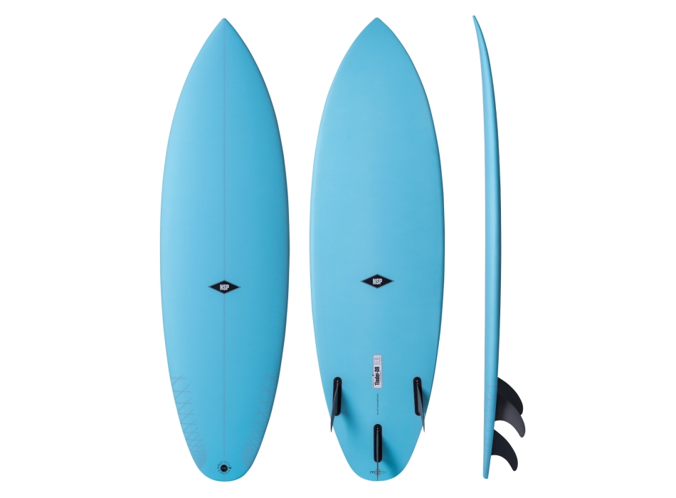 NSP SURFBOARDS 6'2" PROTECH 2 TINDER D-8 SKY BLUE