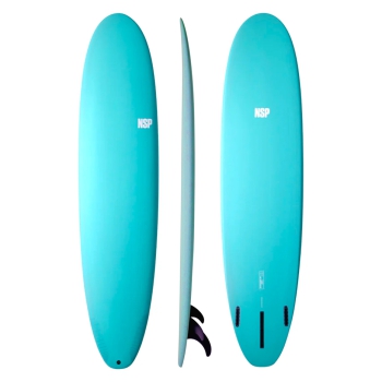 NSP SURFBOARDS 7'4" PROTECH DOUBLE UP AQUARIUM TINT