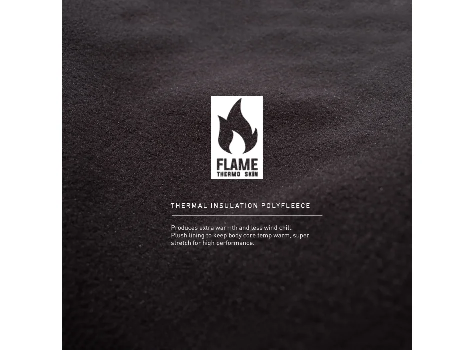 O&E LYCRA MEN FLAME THERMO SURF VEST BLACK