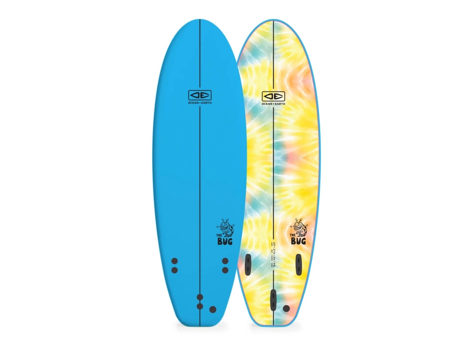 O&E THE BUG 6'0" SOFTBOARD BLUE