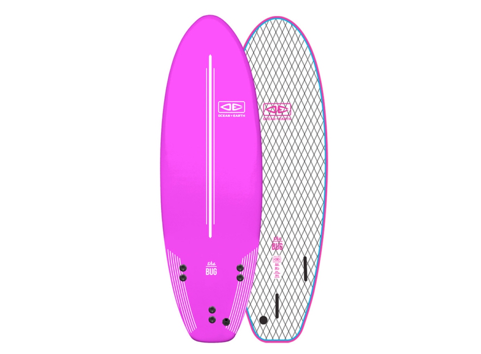 O&E THE BUG 6'0" SOFTBOARD PINK