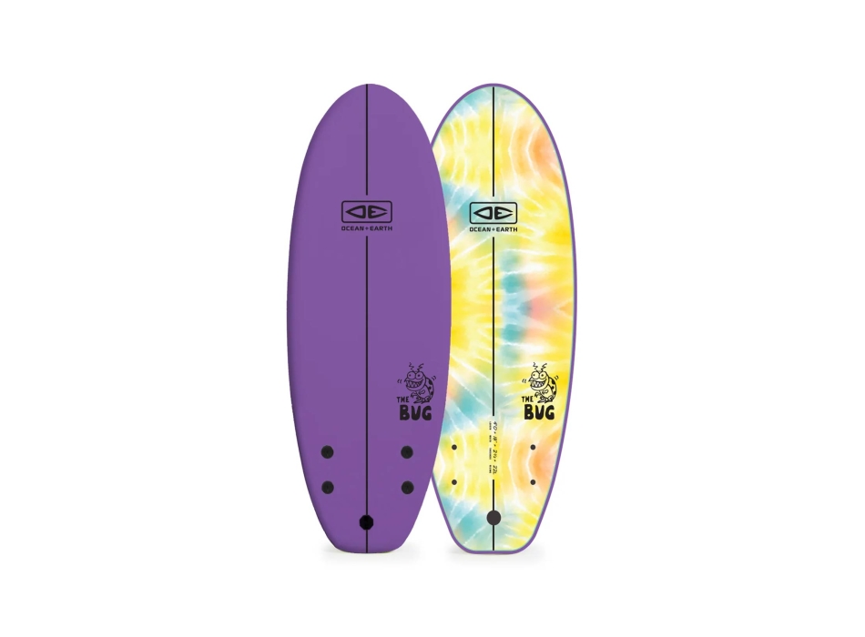 O&E THE BUG MINI 4'0" SOFTBOARD PURPLE