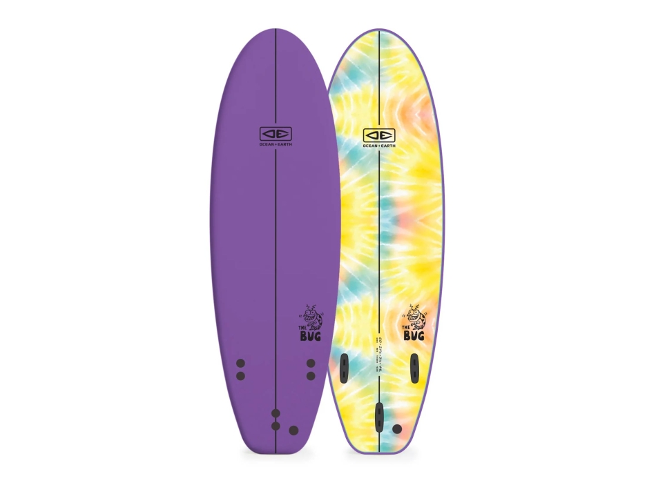 O&E THE BUG MINI 5'6" SOFTBOARD PURPLE