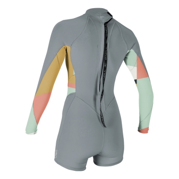 O'NEILL WOMEN'S BAHIA 2/1MM BACK ZIP L/S SPRING WETSUIT 