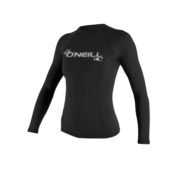 O'NEILL BASIC SKINS 50+ L/S SUN SHIRT BLACK