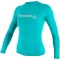 O'NEILL BASIC SKINS 50+ L/S RASH GUARD LIGHT AQUA
