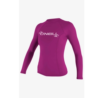 O'NEILL BASIC SKINS 50+ L/S RASH GUARD WHITE