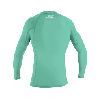 O'NEILL BASIC SKINS RASH GUARD 50+ L/S YOUTH LIGHT AQUA