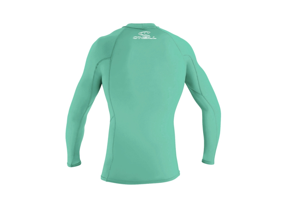 O'NEILL BASIC SKINS RASH GUARD 50+ L/S YOUTH LIGHT AQUA