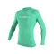 O'NEILL BASIC SKINS RASH GUARD 50+ L/S YOUTH LIGHT AQUA
