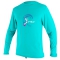 O'NEILL BASIC SKINS RASH GUARD 50+ LS BOY LIGHT AQUA