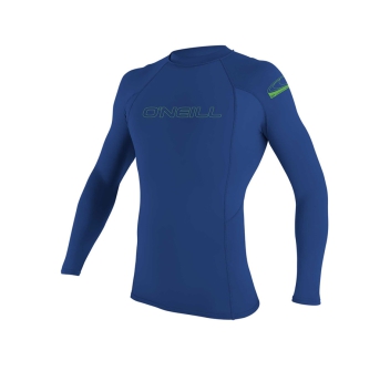 O'NEILL BASIC SKINS RASH GUARD 50+ L/S YOUTH PACIFIC