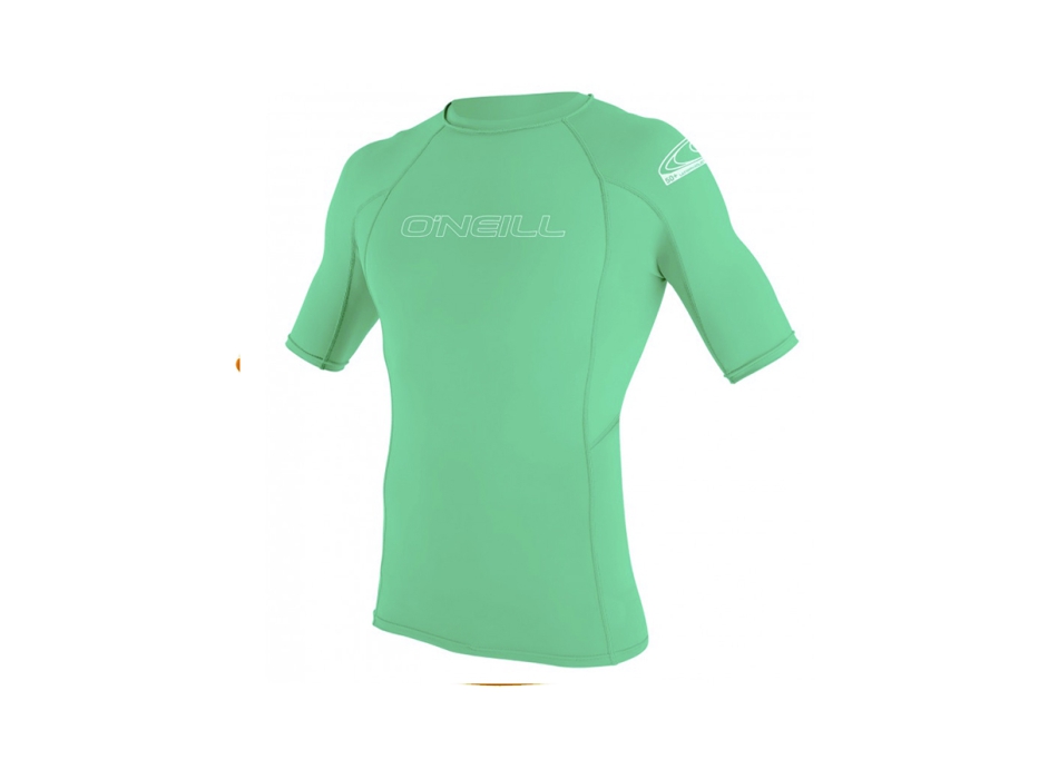 O'NEILL BASIC SKINS RASH GUARD 50+ S/S YOUTH LIGHT AQUA