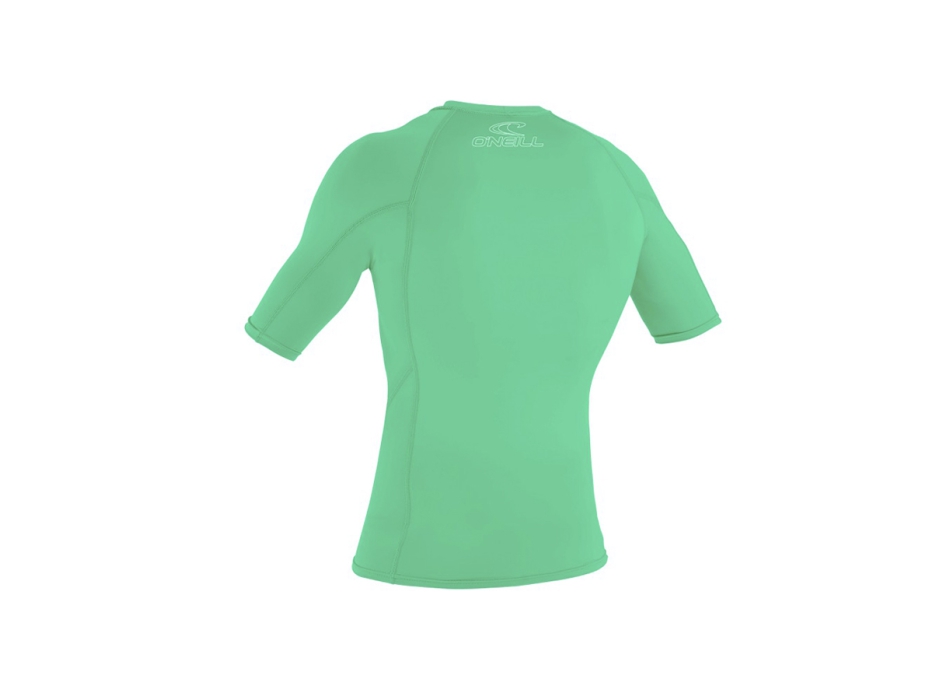 O'NEILL BASIC SKINS RASH GUARD 50+ S/S YOUTH LIGHT AQUA