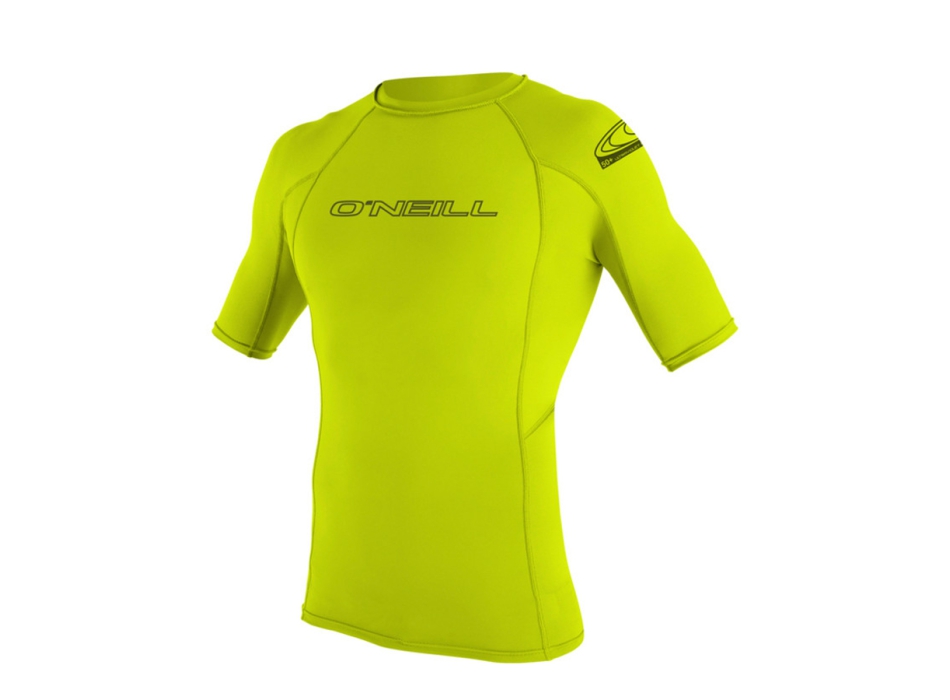 O'NEILL BASIC SKINS RASH GUARD 50+ S/S LIME