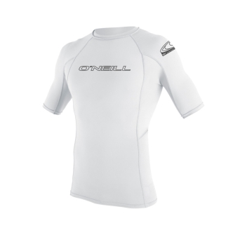 O'NEILL BASIC SKINS RASH GUARD 50+ S/S WHITE