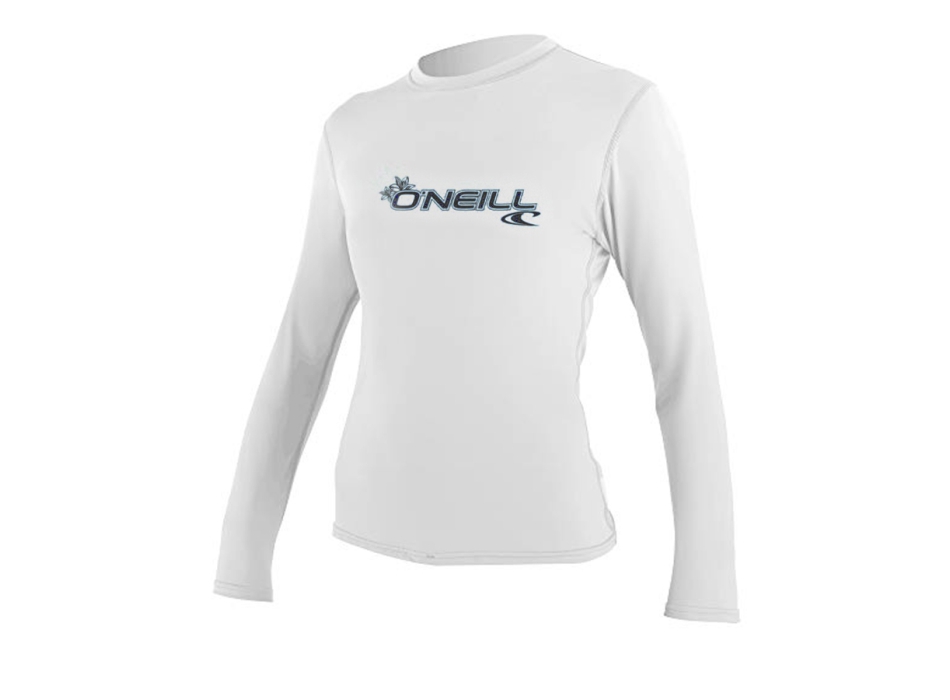 O'NEILL BASIC SKINS 50+ L/S SUN SHIRT WHITE