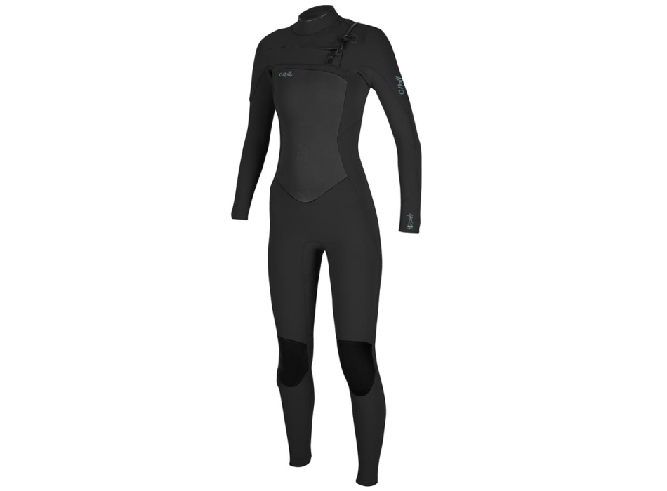 O'NEILL EPIC 3/2 MM WETSUIT CHEST ZIP BLACK WOMENS