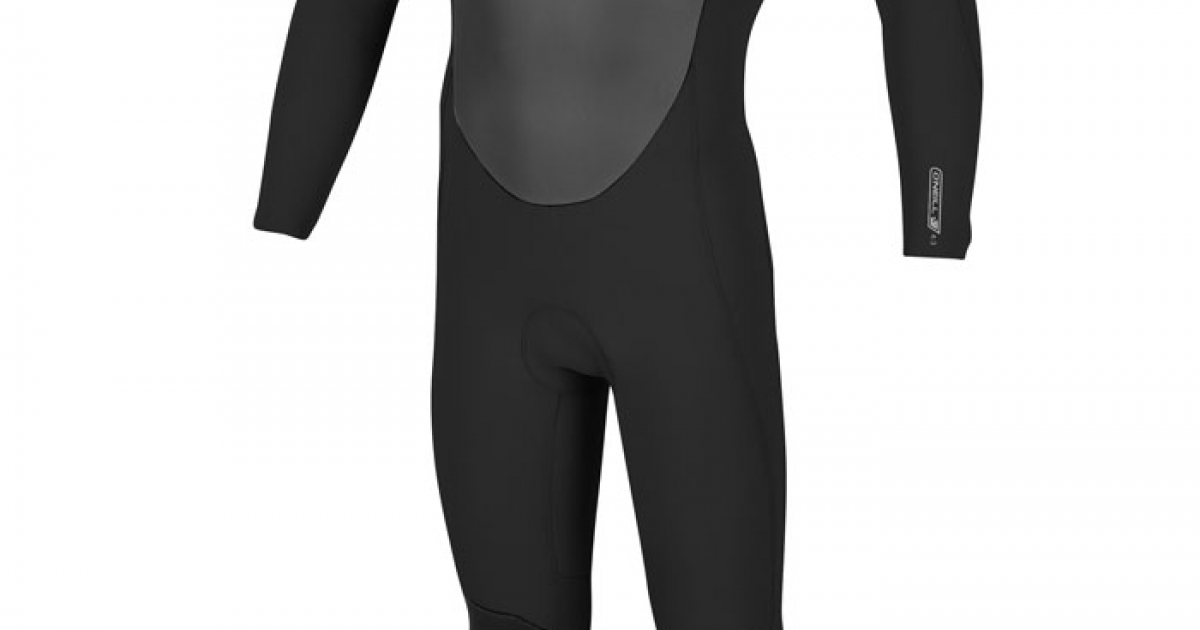 O'Neill Mens Epic 4/3mm Chest Zip Wetsuit Black 5354 
