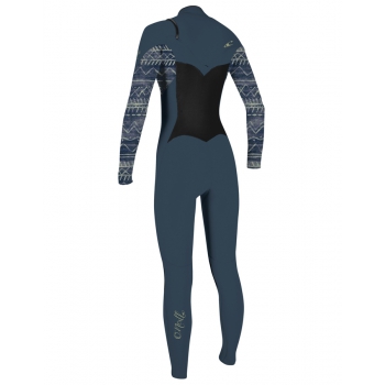 O'NEILL EPIC 4/3 MM WETSUIT CHEST ZIP BLACK WOMENS SHADE
