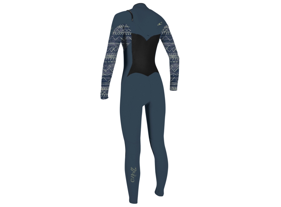 O'NEILL EPIC 4/3 MM WETSUIT CHEST ZIP BLACK WOMENS SHADE