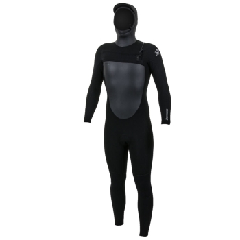 O'NEILL EPIC 6/5/4 CHEST ZIP W/HOOD WETSUITS BLACK