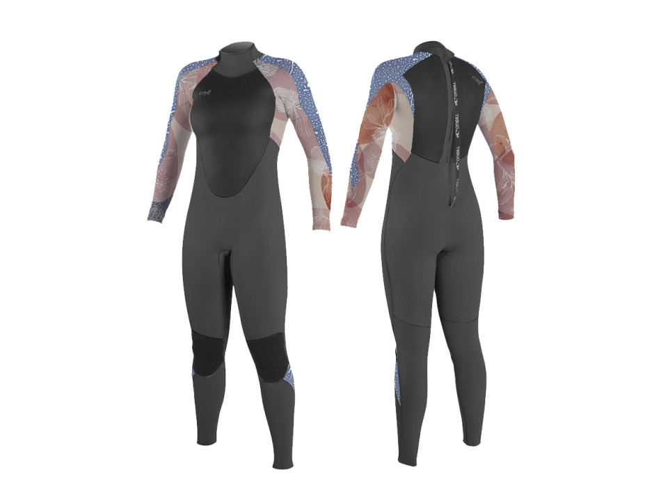 O'NEILL GIRLS EPIC 3/2 WETSUIT BACK ZIP