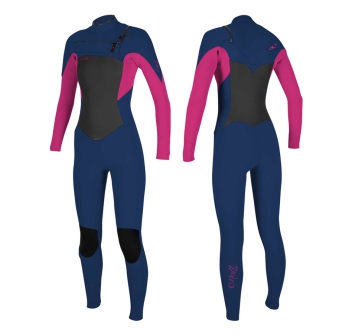 O'NEILL GIRLS EPIC 3/2 WETSUIT CHEST ZIP
