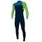O'NEILL HAMMER 3/2MM CHEST ZIP FULL WETSUIT ABYSS DAYGLO OCEAN